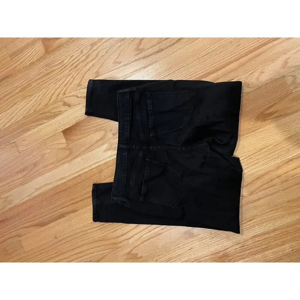 Old navy high rise wow super skinny black wash dark jeans size 10P